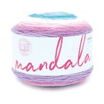 Lion Brand Yarn Mandala Yarn, Multicolor Yarn for Crocheting and Knitting, Craft Yarn, 1-Pack, Liger
