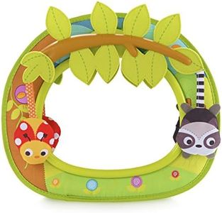 Munchkin Espejo de coche Baby In-Sight Swing, los animales se columpian para un viaje divertido