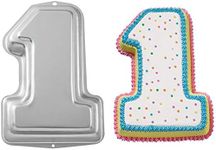 No.1 Shaped Cake Pan Mould Aluminum 3D DIY Cake Baking Pan for Birthday, Anniversary, Party, Christmas