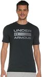 Under Armour mens Team Issue Wordmark Short-sleeve T-shirt , Black (004)/Blue Circuit , 4X-Large Tall