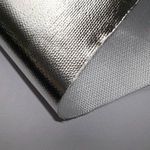 EXHAUST HEAT SHIELD ALUMINISED GLASS FIBRE CLOTH WRAP - 1000MM X 500MM WIDE