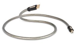 QED QE3248 Reference USB A-B Cable, 3m Silver