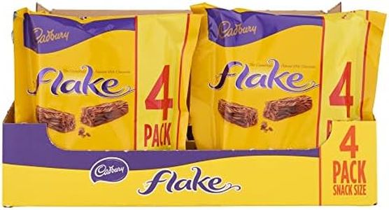 Original Cadbury Flake Chocolate Bar, 80 g (Pack of 4) Imported from The UK England