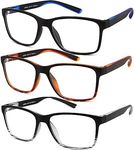 JJWELL 3 Pack Reading Glasses for M