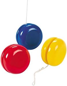 Fun Express - Plastic Yo-Yo Assortment - Value Toys - 24 Pieces