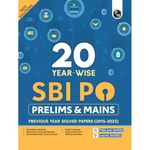 PW 20 SBI PO Prelims & Mains Previous Year Solved Papers (2015-2023) For Exam 2024-2025 | Past Questions | PYQ | English Edition