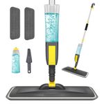 NileHome Mops for Floor Cleaning, Microfiber Spray Mop with 400ml Refillable Bottle and 2 Replacement Pads Dry Wet Floor Mop for Household or Commercial Use Dust Mop for Hardwood Laminate Tile Ceramic