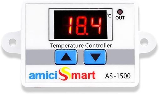 amiciSmart -50 to +110℃ Intelligent Digital Thermostat AC 220V 1500W Temperature Controller Switch with 1 Year Warranty