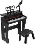 Kids Grand Piano Black, Electronic 