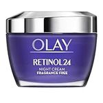 Olay Regenerist Retinol24 Night Face Cream Moisturiser With Retinol and Vitamin B3 50 ml, Fragrance Free