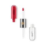 KIKO MILANO - UNLIMITED DOUBLE TOUCH Liquid Lipstick with Matte or Lip Gloss Finish | Strawberry Red 109 | Long Lasting Lipstick | 9 Colors | Professional Makeup | Made in Italy