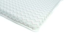 Armââ‚¬â„¢s Reach Fitted Bassinet Sheets - Soft and Breathable Cotton and Polyester, Designed for Use with Mini, Clear-Vue, and Cambria Co-Sleeper Bedside Bassinet, Chevron Pattern