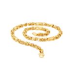 VOYLLA Elegant Bold Link Chain with Gold Plating