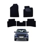 Automat Black Carpet Custom Fit Car Mats (Hyundai Venue Carpet Car Mat)