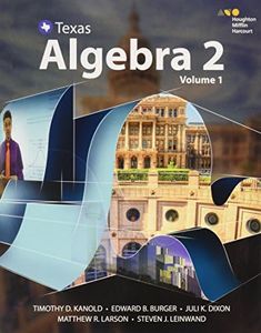 Algebra 2: Texas: 1