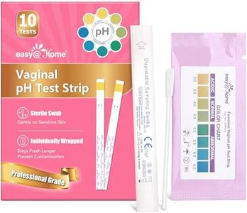Easy@Home Vaginal pH Test -10 Strips | BV Test Kit at Home for Women | Yeast Infection Test + pH Balance for Women