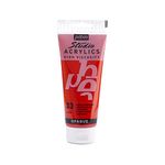 Pébéo - Studio Acrylics Fine Acrylic - Acrylic Paint - Red Acrylic - Cadmium Red Hue, 100 ml