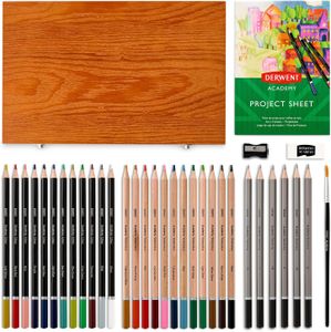 Derwent Academy 35-Piece Art Set – Drawing & Sketching Supplies