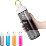 SANTECO Water Bottles, Reusable Wide Mouth Sports Bottle, Easy to Clean BPA Free Tritan, Insulated Light Weight Bottles with Handle for Daily Fitness, Gym, Running, Hiking