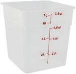 Cambro (8SFSPP190) 8 qt Polypropylene Food Storage Container - CamSquare