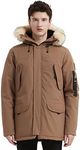 PUREMSX Down Jacket Men, Winter Hea