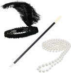 Skeleteen 1920's Flapper Accessory Set - Roaring 20's Costume Accessories - 1 Set