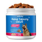 Calming Dog Treats for Anxiety - Dog Calming Treats - Hemp Oil- Helps with Separation Anxiety - 150 Counts (Duck)