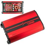 DS18 SXE-1200.4/RD 1200W Peak 4-Channel Class-A/B Full-Range Car Audio Amplifier