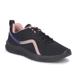 Liberty Women Black Sports Lacing Shoes 9UK (LYRA-02)