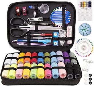 TALERLUV Needle and Thread Sewing Kit for Adults, Basic Hand Sewing Starter Set for Beginner, Travel, Small Fixes and Emergency Repairs, DIY Sewing Tools Supplies