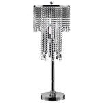 OK-5112T 32-Inch Rain Metal Table Lamp