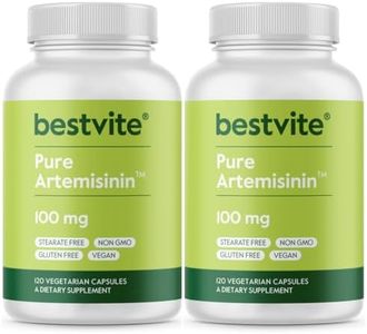 Artemisinin 100mg (240 Vegetarian Capsules) (2-Pack) - No Stearates - No Flow Agents - Vegan - Gluten Free - Non GMO