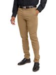 VICTORIOUS Men's Basic Casual Slim Fit Stretch Chino Pants, Khaki, 28W x 30L