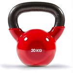 TTC Fitness Vinyl Coated Solid Kettlebell for for Home Gym, 20 Kg