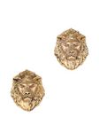 Vatslacreations – Lion Theme Antiqued Brass Metal Cufflinks BIG & BOLD Vintage Style Gothic Victorian Men's Accessories Gifts