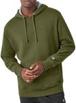 Champion Men's Powerblend Fleece Pullover Hoodie (S0889 407D55) -Cargo Oliv -S