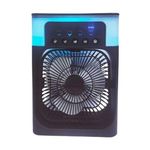 Mini-Evaporative-cooler-portable-ac-usb-fan-for-Car-Room-Home-water-cooler-fan-7-Color-LED (10, Black)