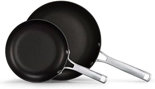 Calphalon 2 Piece Classic Nonstick Fry Pan Set, Grey