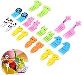 10PCS Decor Lunch Box Accessory Fruit Picks Kids' Animal Forks Food Mini Tool (Random Animals)