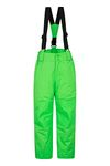 Mountain Warehouse Raptor Kids Snow Pants -Boys & Girls Winter Skiing Green Kids 11-12 Yrs (140-152 cm)
