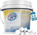 BROMIGUARD 1 Inch Bromine Tablets | Brominating Chemical Sanitizer for Spas, Hot Tubs & Swimming Pools - Low Odor, Less Irritation, Pre-Stabilized, Long-Lasting, Chlorine Alternative - 3.5 lbs
