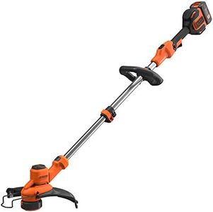 BLACK+DECKER - Tagliabordi senza fili 36 V - Decespugliatore da 33 cm con testa girevole a 180° - Tubo telescopico e 2 maniglie - Fornito con Batteria da 2,5 Ah - BCSTA536L1-QW