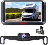 AHD 2K Backup Camera for car with 5″ Monitor,Night Vision, DIY Guide Lines, IP69K Waterproof, Front/Reverse Camera with Two Beackets for Easy Install for Trucks, SUVs and Pickups K43 (5inch AHD5001)