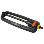 Oscillating Bar Sprinkler | Durable Plastic Build | Adjustable Spray Range | Quick Click-Lock Hose Connection | Built-In Nozzle Cleaner | Even Watering for Lawns & Gardens