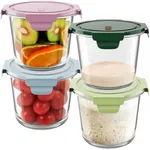 23oz Glass Meal Prep Containers wit