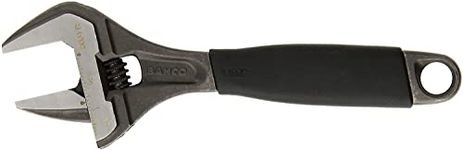 Bahco 9031 R US Black X-Wide Adjustable Wrench Ergo, 8"