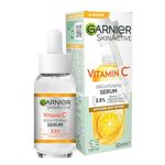 Garnier Vitamin C Serum for Face, Anti-Dark Spots & Brightening Serum, 3.5% Vitamin C, Niacinamide, Salicylic Acid & Lemon Extract, Brightening Serum For Dull, Tired Skin - 30Ml , Pack of 1