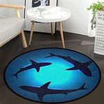 keepcute Cute Animal Sharks Doormat