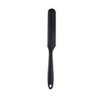 MOBDESK Jar Spatula Silicone Butter Knife Quality with Stainless Steel Non Stick Silicon Butter Knife Baking & Mixing Home Kitchen Tools One Piece Design Easy to Clean(Black)