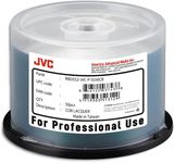 100-Pak JVC (Ritek Pro) Shiny-Silver Top 52X 80-Min CD-R's in Cakebox (2 x 50-Pak)